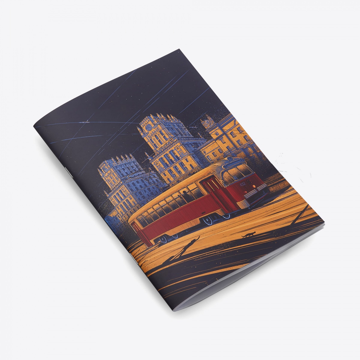 Блокнот А5 «Трамвай»‎